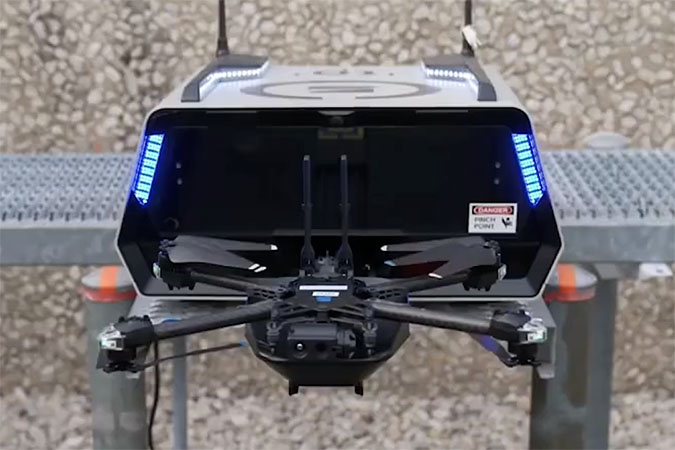 Drone at the Intermodal Alliance Facility