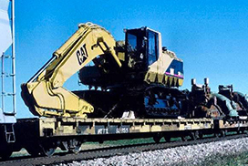 Machinery Flatcar 60ft